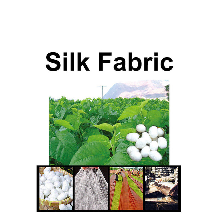 Buddha Stones 100% jedwab morwowy 30 Momme Phoenix Auspicious Clouds Kurtka męska z długim rękawem - image 15