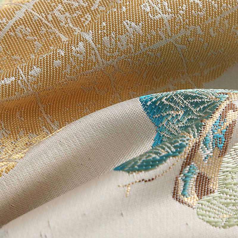 Kurtka męska z długim rękawem i kieszeniami, z motywem kaczki mandarynki i piwonii, z guzikami i Buddha Stones - image 13