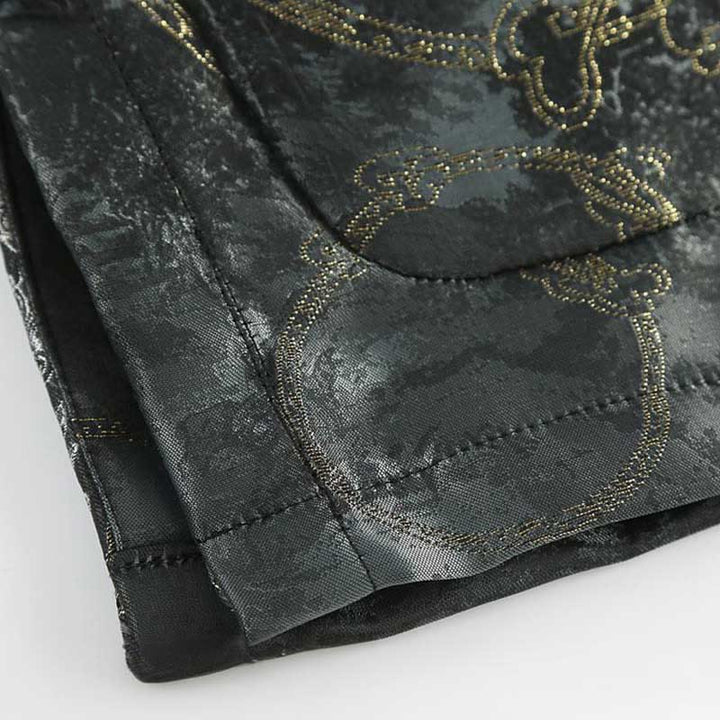 Kurtka męska z długim rękawem i kieszeniami , z Buddha Stones Kirin Mountains i żabą - image 7