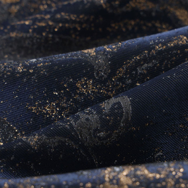 Buddha Stones, niebieskie, płynące góry, żaba, guziki, męska kurtka z długim rękawem i kieszeniami - image 12