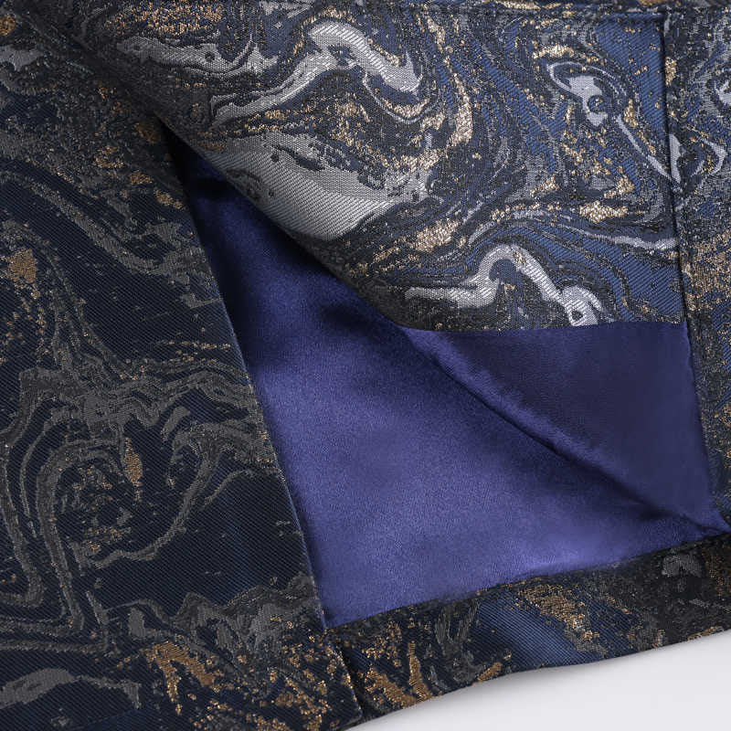 Buddha Stones, niebieskie, płynące góry, żaba, guziki, męska kurtka z długim rękawem i kieszeniami - image 10