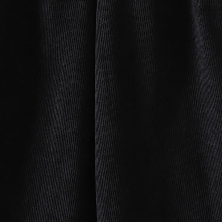 Damskie spodnie z szerokimi nogawkami, z bawełny sztruksowej i kieszeniami, z podszewką z polaru Buddha Stones i wysokim stanem - image 12