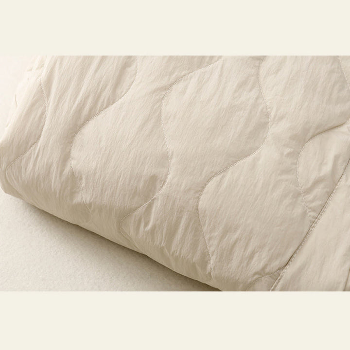 Damskie bawełniane spodnie termiczne Buddha Stones Winter Solid Color z kieszeniami - image 3