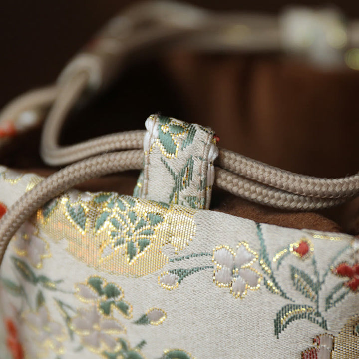 Mała torebka prezentowa do przechowywania biżuterii z motywem Buddha Stones 8*8*8 cm - image 3