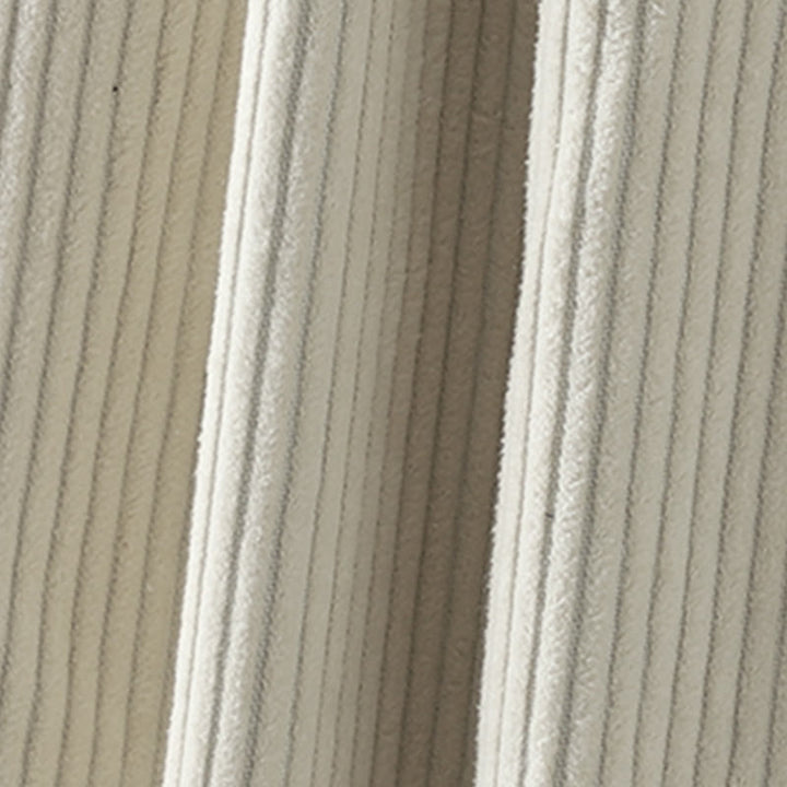 Buddha Stones zimowe spodnie haremowe z gładkiego sztruksu bawełnianego z wysokim stanem i podszewką z polaru z kieszeniami - image 7