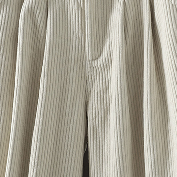 Buddha Stones zimowe spodnie haremowe z gładkiego sztruksu bawełnianego z wysokim stanem i podszewką z polaru z kieszeniami - image 6