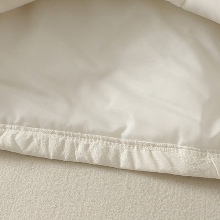 Kurtka damska z długim rękawem i kieszeniami z motywem żabich guzików w jednolitym kolorze z Buddha Stones - image 13