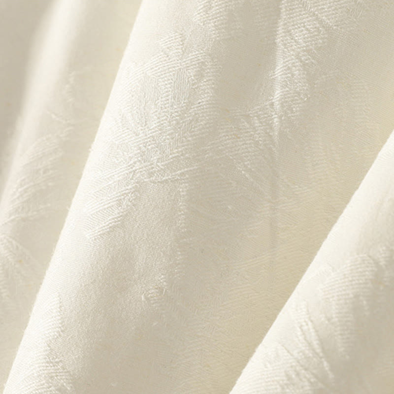 Kurtka damska z długim rękawem i kieszeniami z motywem żabich guzików w jednolitym kolorze z Buddha Stones - image 10