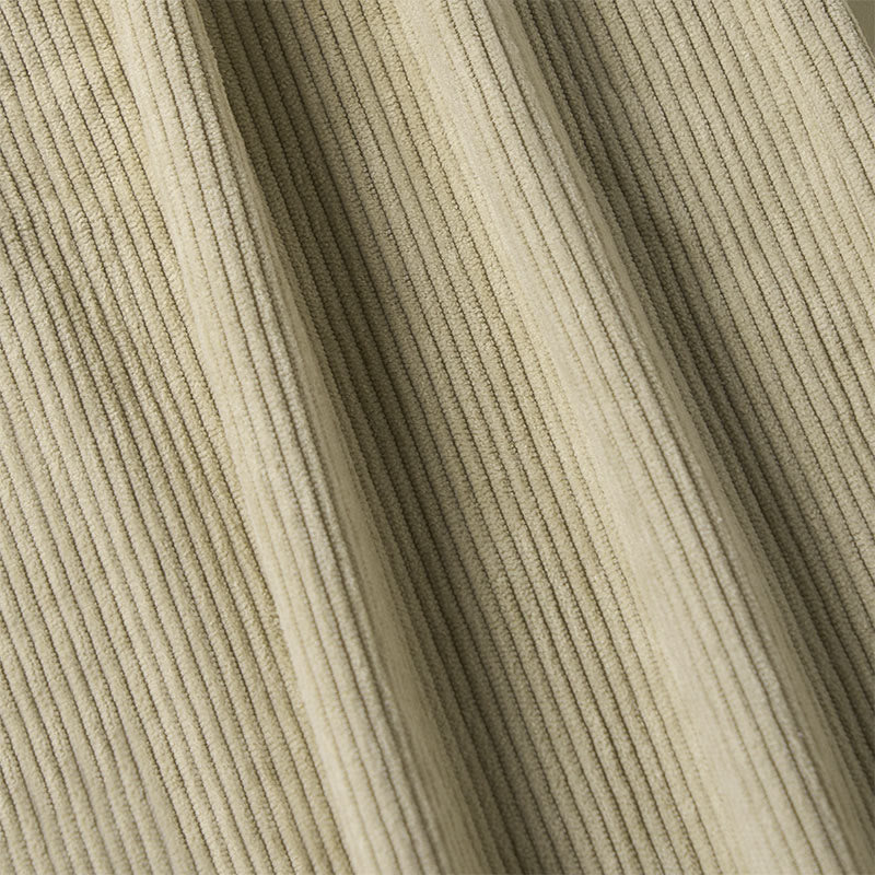 Spodnie damskie z szerokimi nogawkami i kieszeniami, z gładkiego sztruksu i poliestru z motywem Buddha Stones - image 10