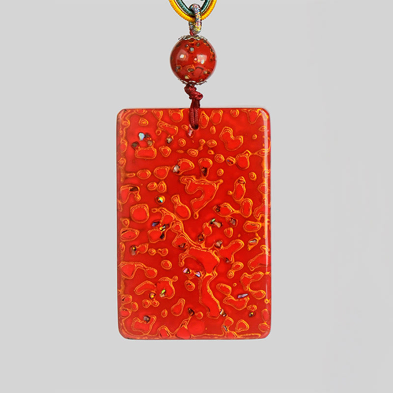 Naszyjnik z wisiorkiem ochronnym z drewna sandałowego i Buddha Stones, ręcznie wykonany z lakieru - image 10