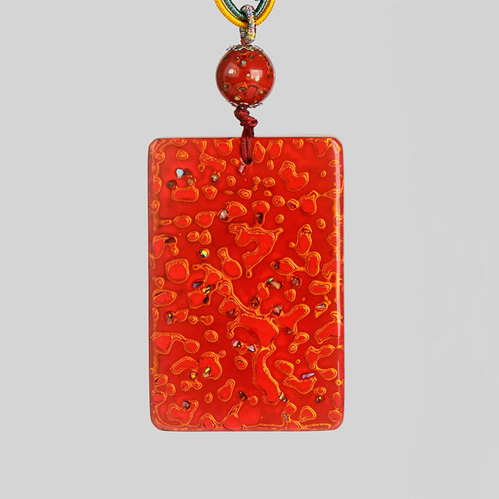 Naszyjnik z wisiorkiem ochronnym z drewna sandałowego i Buddha Stones, ręcznie wykonany z lakieru - image 10