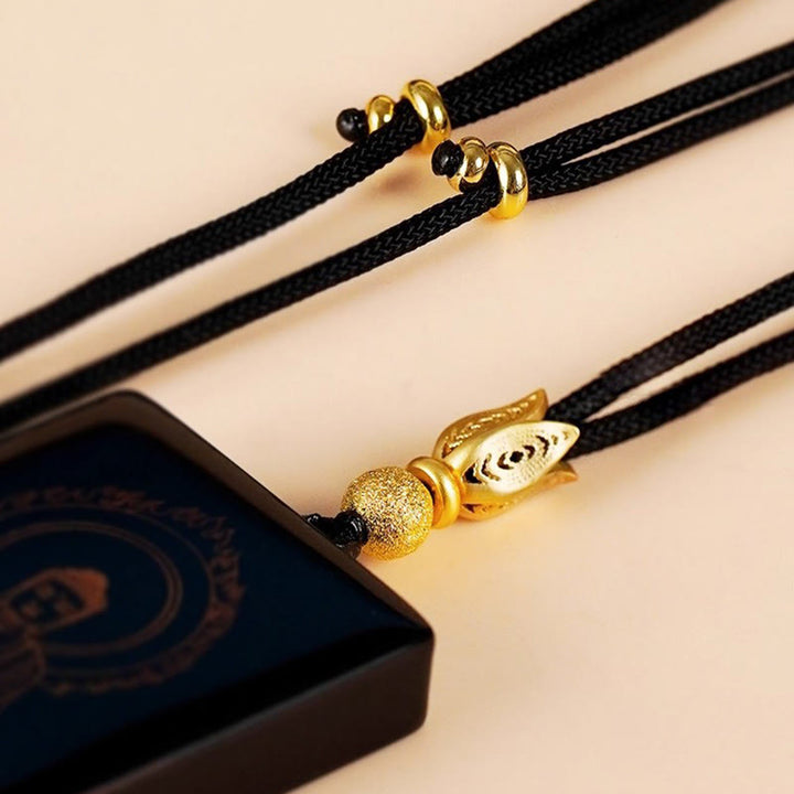 Naszyjnik z wisiorkiem z drewna sandałowego , Buddha Stones , chiński znak zodiaku, natalny Budda Fu - image 25