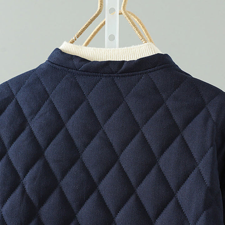 Kurtka damska z długim rękawem z grubej bawełny z kieszeniami i guzikami w stylu etnicznym "Buddha Stones" z żabą - image 9