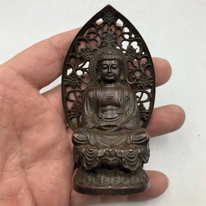 Buddha Stones Tathagata Budda Stop Statuetka Zen Dekoracja Domu 9*4,5 cm - Budda 9*4,5 cm - image 0