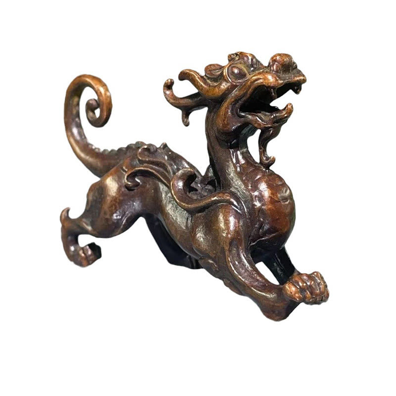 Buddha Stones FengShui Małe Stopy PiXiu Bogactwo Szczęście Dekoracja 9,2*2,4*5,2 cm - image 12