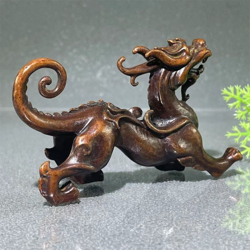 Buddha Stones FengShui Małe Stopy PiXiu Bogactwo Szczęście Dekoracja 9,2*2,4*5,2 cm - image 7