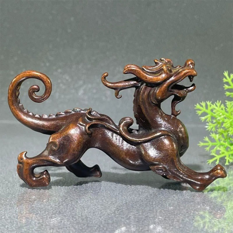 Buddha Stones FengShui Małe Stopy PiXiu Bogactwo Szczęście Dekoracja 9,2*2,4*5,2 cm - image 3