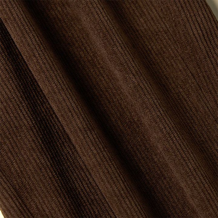 Spodnie damskie sztruksowe w jednolitym kolorze z kieszeniami Buddha Stones Commute - image 8