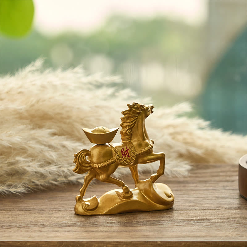 Buddha Stones Chiński Zodiak Rok Konia Przyciągają Szczęście Dobrobyt Dekoracja Domu - image 6
