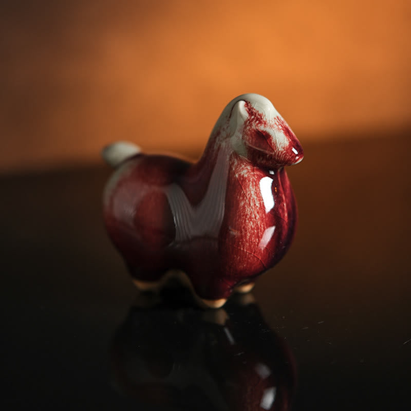 Buddha Stones Rok Konia Ceramika Dobrobyt Dekoracja Domu - image 1