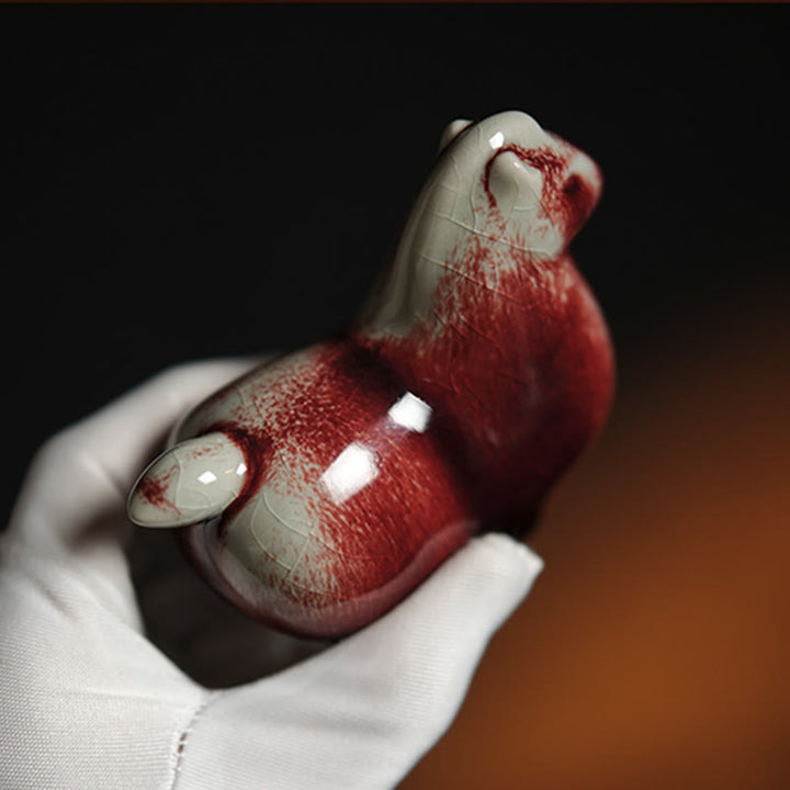 Buddha Stones Rok Konia Ceramika Dobrobyt Dekoracja Domu - image 2