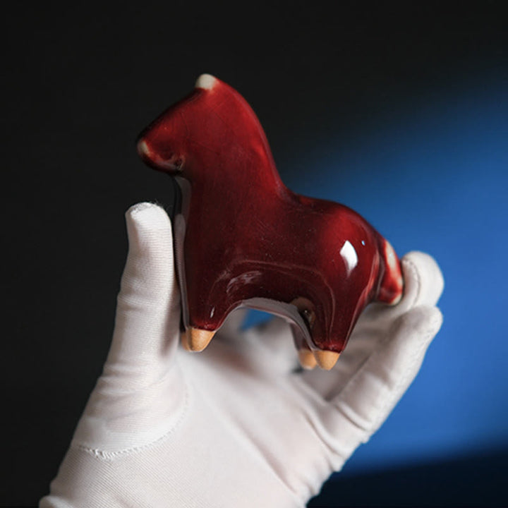 Buddha Stones Rok Konia Ceramika Energia Dekoracja Domu - image 2