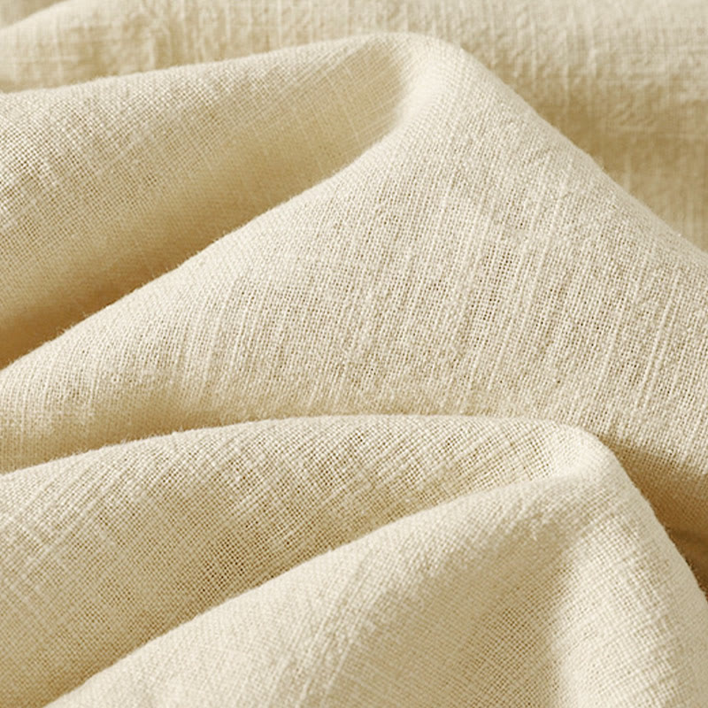 Koszula damska z długim rękawem z bawełny i lnu w stylu zen, z motywem kamieni Buddha Stones , prosta, chińska, z żabą i guzikami - image 11