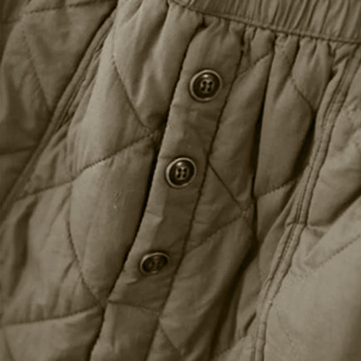 Spódnica damska Buddha Stones z bawełny, ocieplana, o długości 7-8, z kieszeniami - image 5