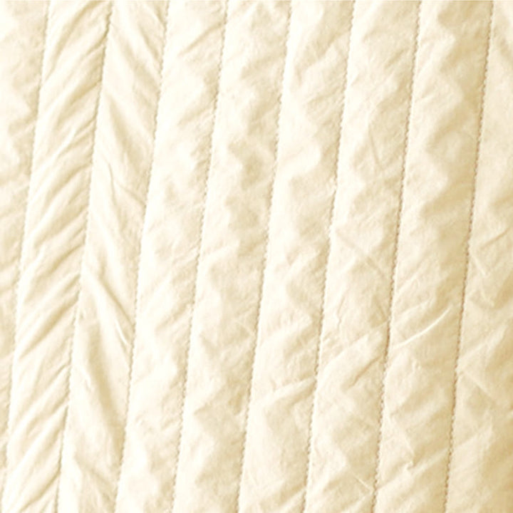 Damska kurtka termiczna z długim rękawem i kieszenią, z kołnierzem typu stójka i prostym wzorem "Buddha Stones" - image 13