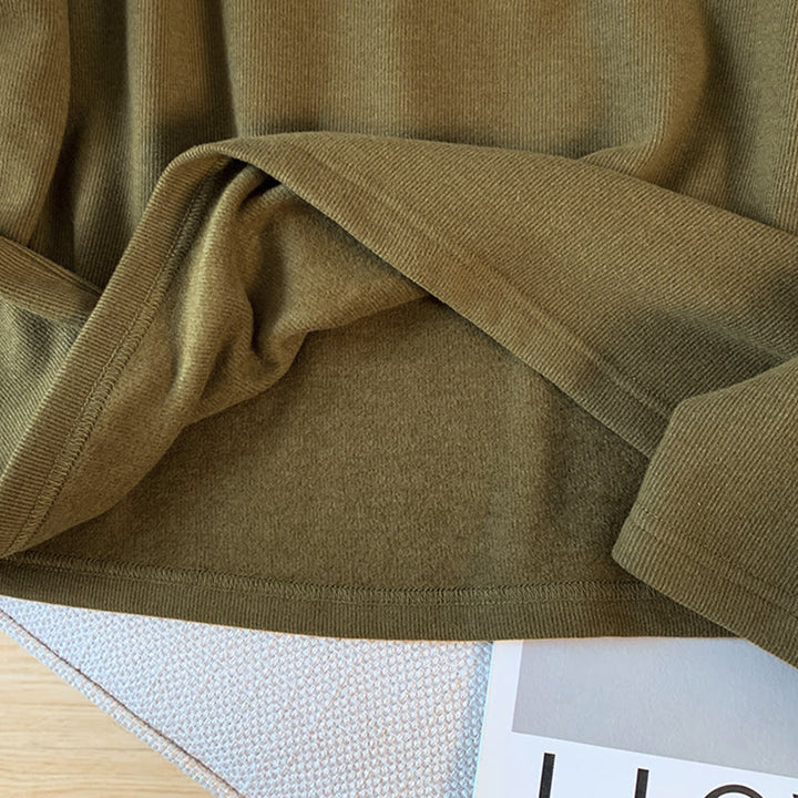 Koszula damska z długim rękawem z bawełny Buddha Stones Spring w jednolitym kolorze ze stójką i guzikami w kształcie żaby - image 22