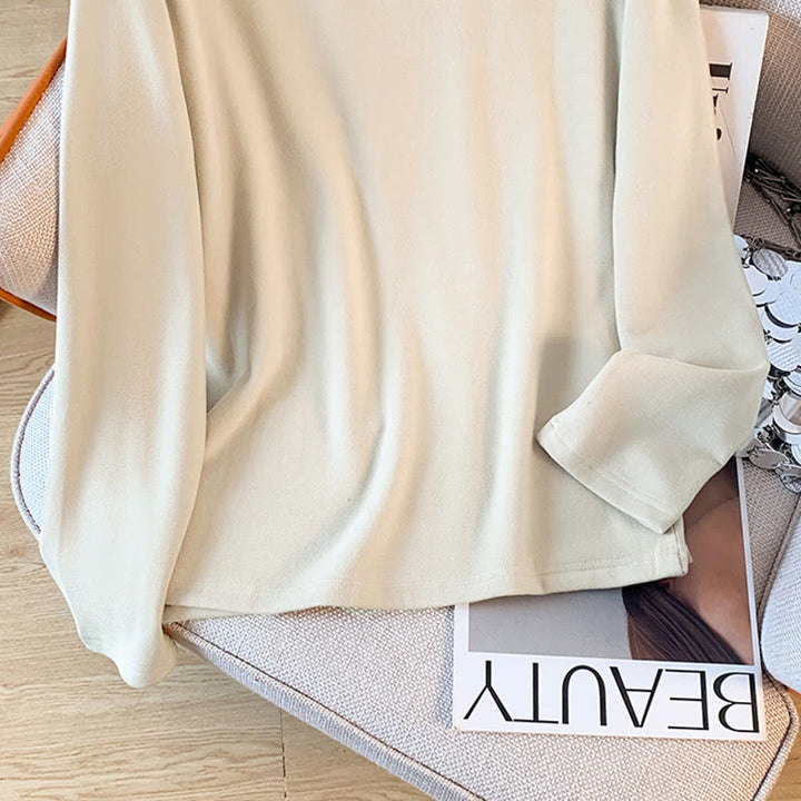 Koszula damska z długim rękawem z bawełny Buddha Stones Spring w jednolitym kolorze ze stójką i guzikami w kształcie żaby - image 10