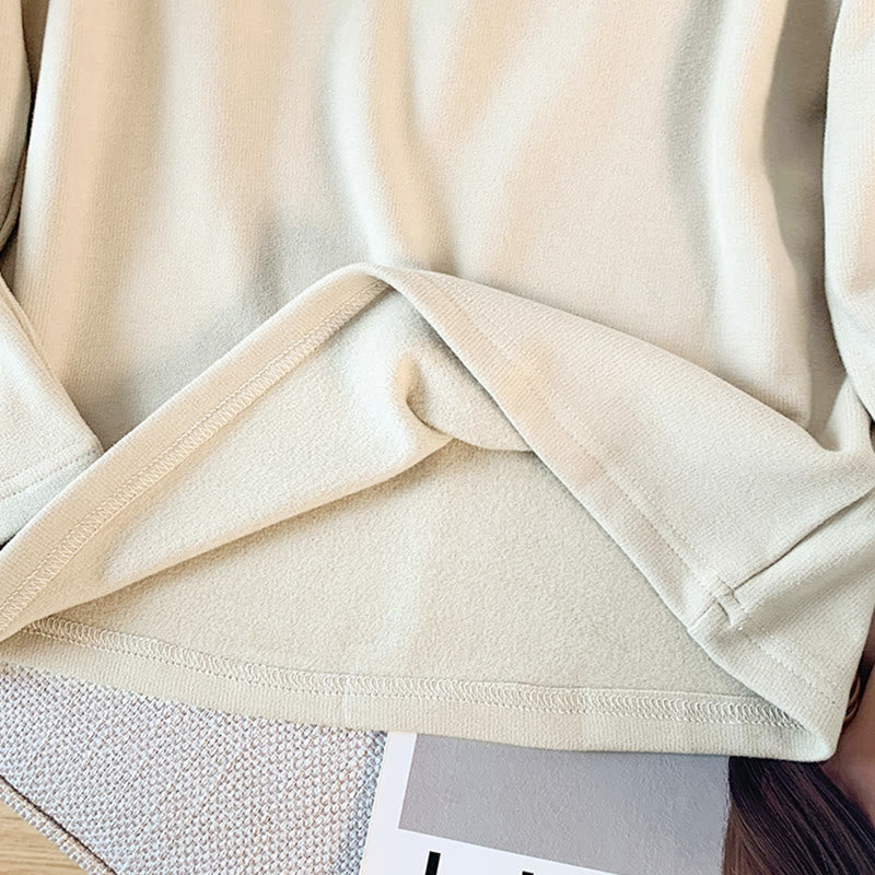 Koszula damska z długim rękawem z bawełny Buddha Stones Spring w jednolitym kolorze ze stójką i guzikami w kształcie żaby - image 12