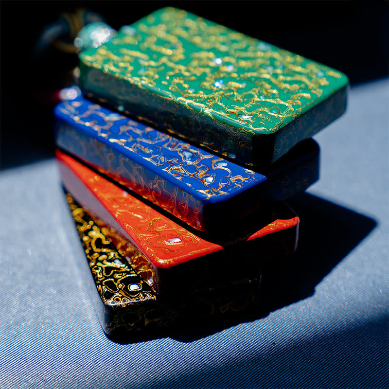 Naszyjnik z wisiorkiem ochronnym z drewna sandałowego i Buddha Stones, ręcznie wykonany z lakieru - image 25