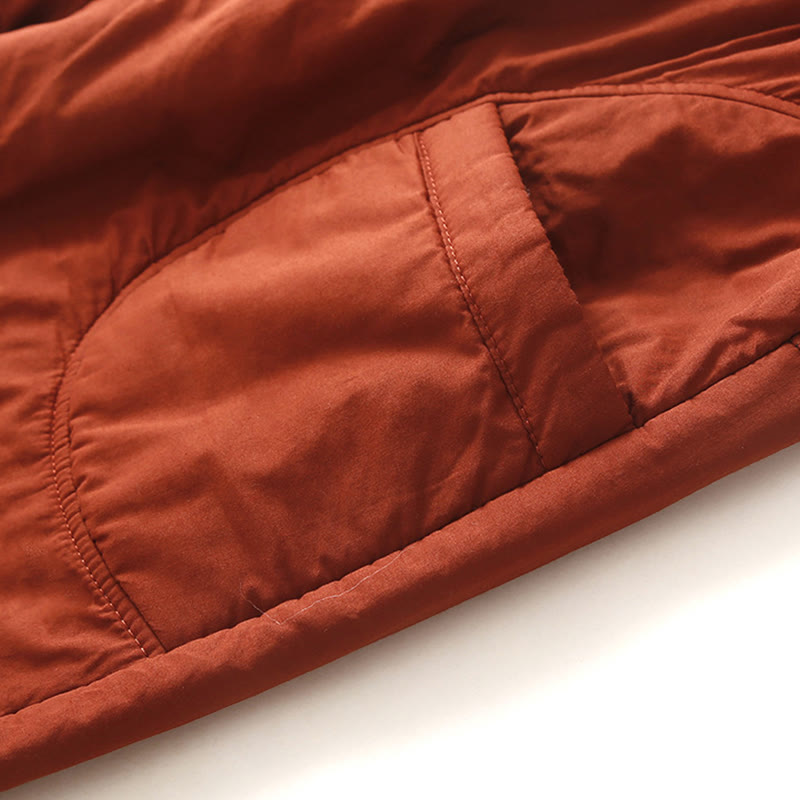 Damskie zimowe spodnie haremowe z kolekcji "Buddha Stones" z elastyczną talią i kieszeniami - image 9