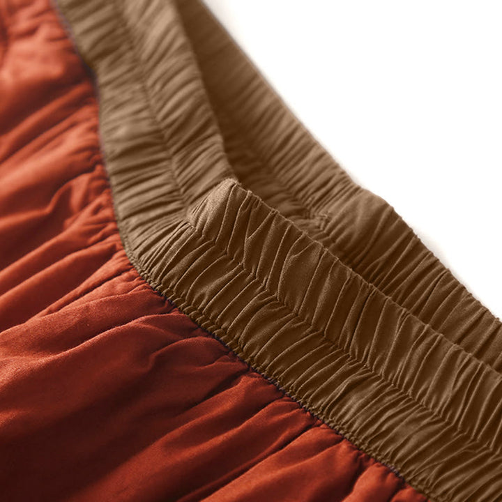 Damskie zimowe spodnie haremowe z kolekcji "Buddha Stones" z elastyczną talią i kieszeniami - image 8