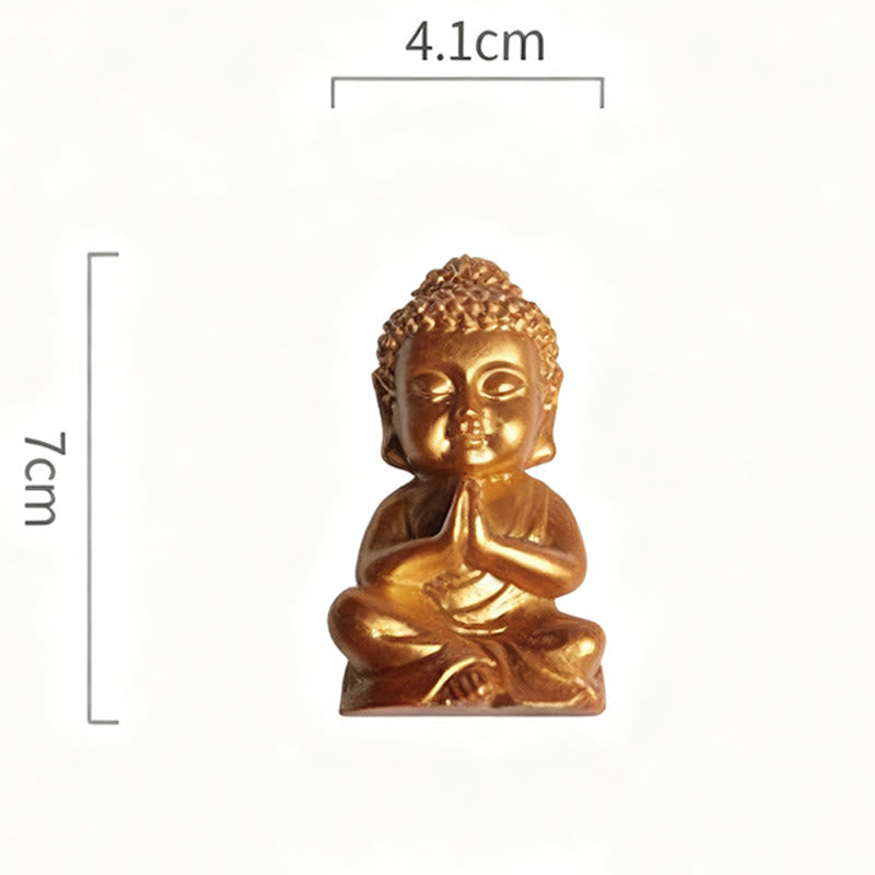 Buddha Stones, posąg Buddy Tathagaty, magnes na lodówkę, dekoracja domu - Styl A2 4,1*7*3 cm (z magnesem z tyłu) - image 3
