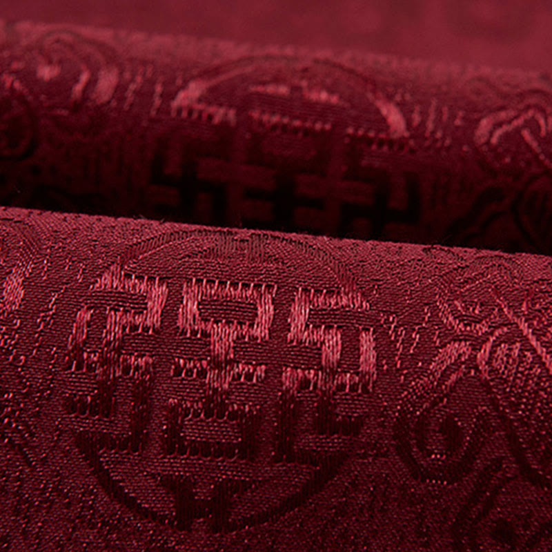 Męska kurtka typu Tang z długim rękawem i kieszeniami, haftowanymi Buddha Stones , kołnierzem stojącym - image 6