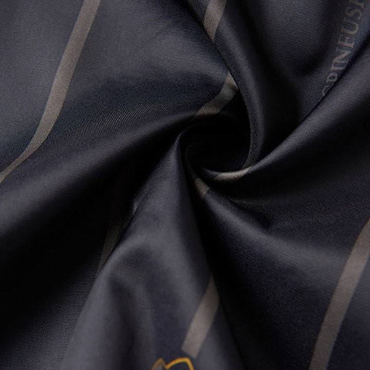 Męska kurtka typu Tang z długim rękawem i kieszeniami, haftowanymi Buddha Stones , kołnierzem stojącym - image 12