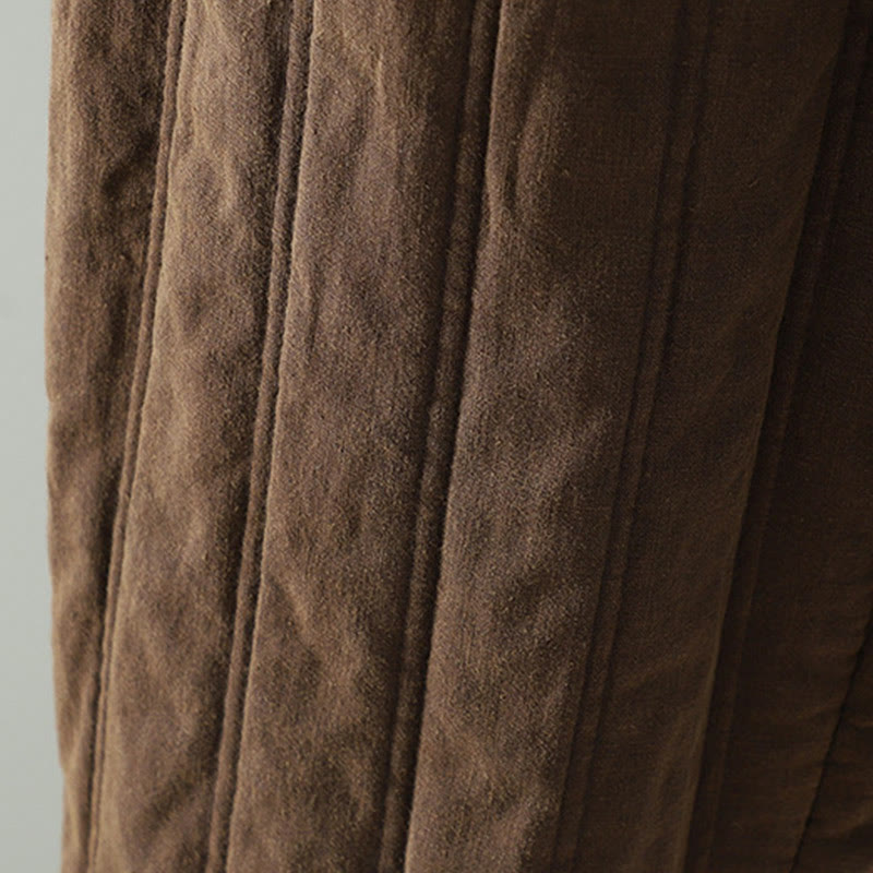 Damskie spodnie haremowe z bawełny z elastyczną talią i kieszeniami, z motywem Buddha Stones, w prostym, prostym fasonie ze ściągaczem - image 3