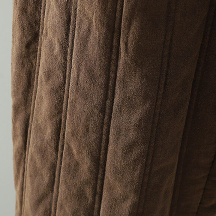 Damskie spodnie haremowe z bawełny z elastyczną talią i kieszeniami, z motywem Buddha Stones, w prostym, prostym fasonie ze ściągaczem - image 3