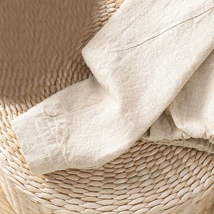 Kurtka damska z długim rękawem i kieszeniami, bawełniana, zapinana na zamek błyskawiczny, z podwójną warstwą materiału Buddha Stones - image 16