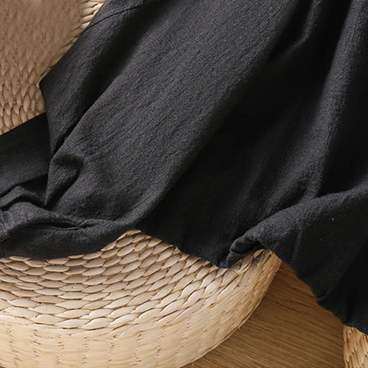 Kurtka damska z długim rękawem i kieszeniami, bawełniana, zapinana na zamek błyskawiczny, z podwójną warstwą materiału Buddha Stones - image 7