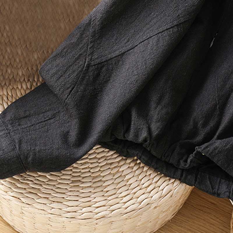 Kurtka damska z długim rękawem i kieszeniami, bawełniana, zapinana na zamek błyskawiczny, z podwójną warstwą materiału Buddha Stones - image 8