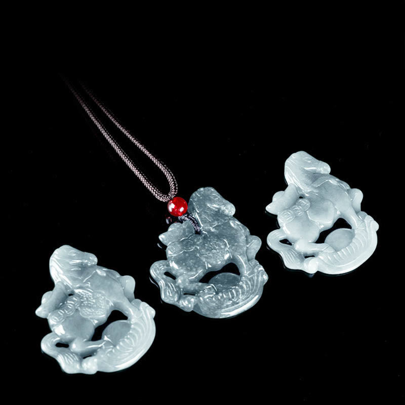 Naszyjnik z Buddha Stones, rok konia, lina szczęścia i dobrobytu - image 11