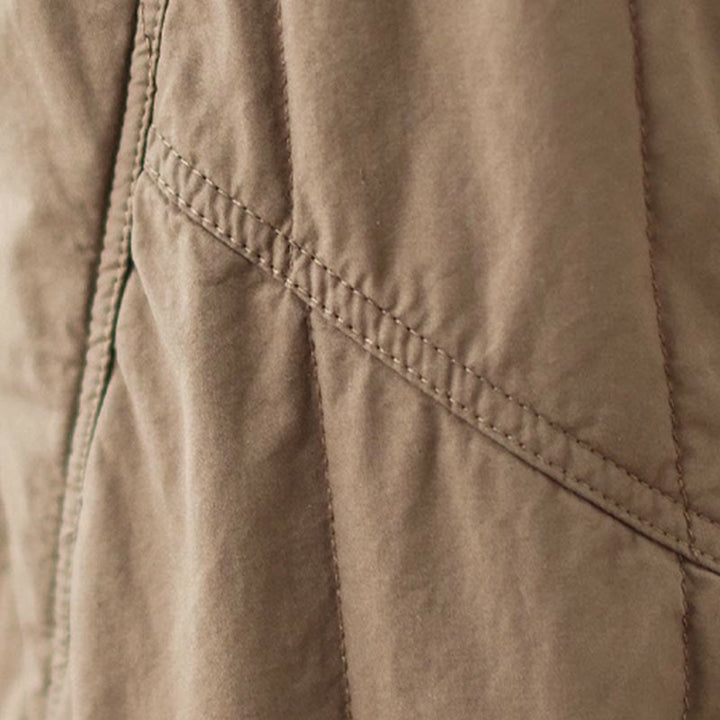 Damskie spodnie haremowe z kieszeniami i elastycznym pasem, z kolekcji Buddha Stones, w kolorze zimowym, gładkie i z wysokim stanem - image 17