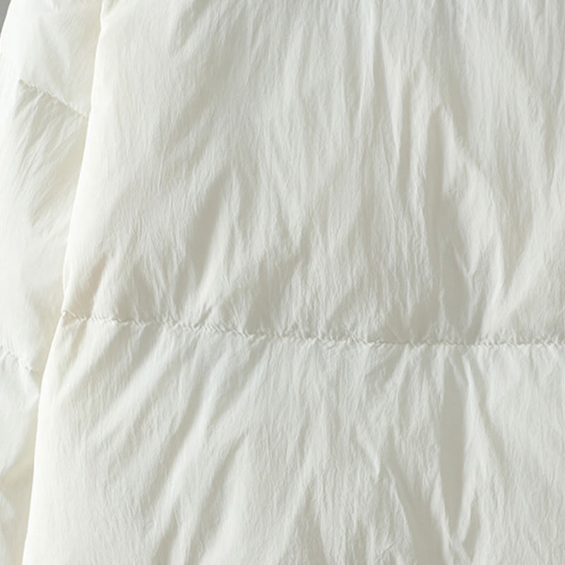 Kurtka termiczna damska z długim rękawem i kieszeniami, haftowana żaba z motywem kwiatów brzoskwini z motywem Buddha Stones - image 23