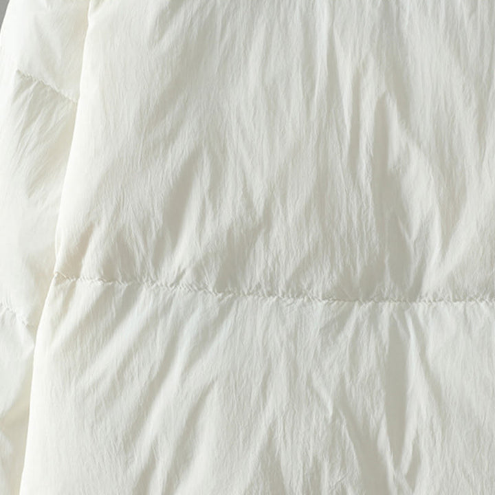 Kurtka termiczna damska z długim rękawem i kieszeniami, haftowana żaba z motywem kwiatów brzoskwini z motywem Buddha Stones - image 23