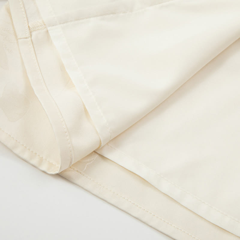 Kurtka Buddha Stones z długim rękawem i haftem jesiennych kwiatów z motywem żaby i guzików - image 9