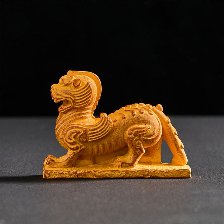 Buddha Stones FU Psy Bliźniaki Budda Kwadratowy Ding Design Magnes na Lodówkę Dekoracja Domu - Fu Dogs 8*5,6*2 cm (z magnetycznym tyłem) - image 0