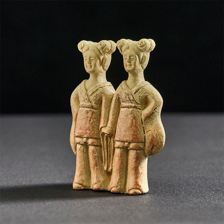 Buddha Stones FU Psy Bliźniaki Budda Kwadratowy Ding Design Magnes na Lodówkę Dekoracja Domu - image 8